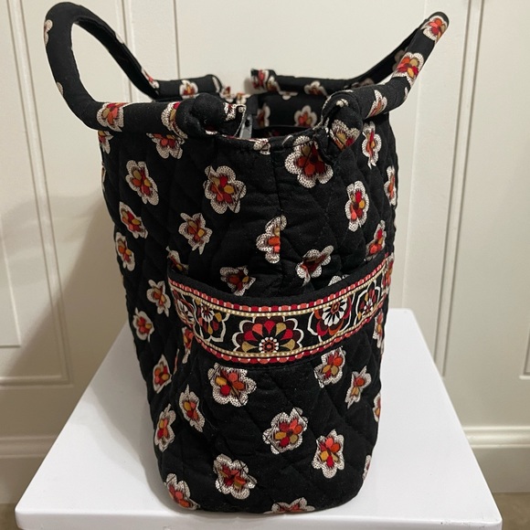 ⭐️Vera Bradley Gabby Satchel Handbag Zipper Pirouette Black - Picture 5 of 13